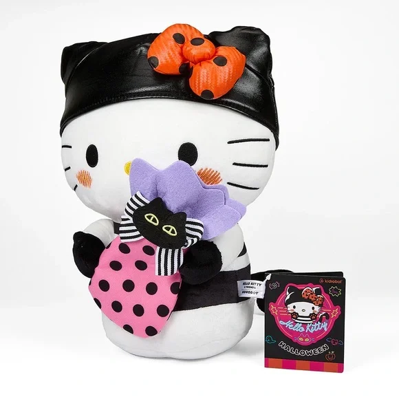 Hello Kitty Halloween Bandit Plush by Kidrobot - Picture 7 of 8